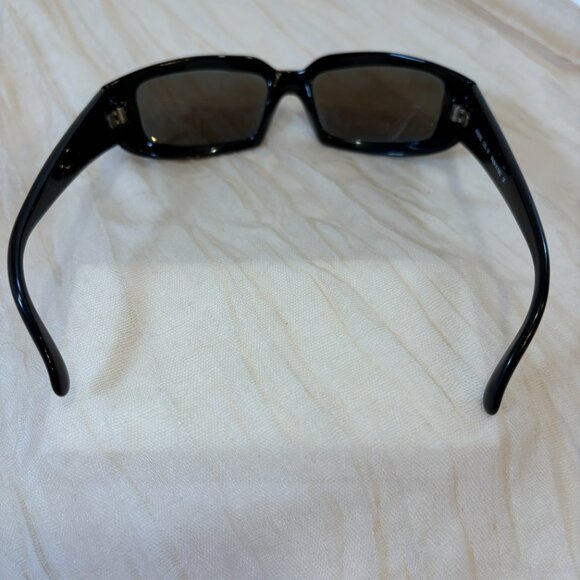 Albert Nipon Black Framed Rectangle Tinted Sunglasses AN5205 NEW - Picture 4 of 6